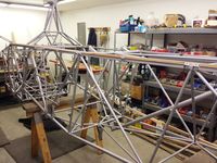 N54901 @ KANE - The American Aviation Heritage Foundation, Inc., 501(C)3) restoration to airworthy condition in progress. Steel tubular fuselage media blasted, primed and painted. Various components and sub assemblies being restored and installed within the fuselage. - by Terry Baker