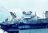 151660 - Copenhagen 29.6.1969 on board USS Wasp CV-18 - by leo larsen