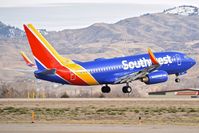 N7837A @ KBOI - Landing RWY 10R. - by Gerald Howard