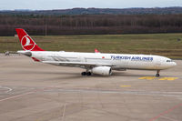 TC-LOG @ EDDK - TC-LOG - Airbus A330-343 - Turkish Airlines