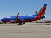 N204WN @ KBOI - Taxiing RWY 28R. - by Gerald Howard