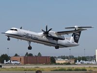 N421QX @ KBOI - Take off from RWY 10L.