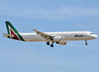 I-BIXP @ LEBL - Landing rwy 25R in new c/s - by Shunn311