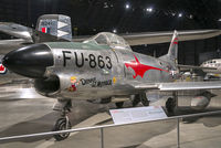 52-3863 @ KFFO - On display at the National Museum of the U.S. Air Force.  “Dennis the Menace” is in the markings of the 97th FIS based at Wright-Patterson Air Force Base during the mid-1950s. - by Arjun Sarup