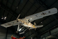 4389 @ KFFO - This Storch was used by the Flygvapnet, and then became a civilian aircraft.  It is wearing the markings of Aufklärungsgruppe 2.(H)/14 which was a reconnaissance unit supporting Panzerarmee Afrika, but does not wear the white fuselage theatre band. - by Arjun Sarup