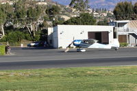N95U @ SZP - 1951 Cessna 195A BUSINESSLINER, Jacobs R755A-2 275 Hp, spotting the aircraft - by Doug Robertson