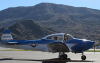 N8667H @ SZP - 1947 North American NAVION, Continental IO-520 285 Hp upgrade, taxi to Rwy 04, Young Eagles flight - by Doug Robertson