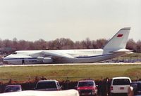 CCCP-82012 @ STL - Circa 1989 and caused some concern @ McD/D - by Tom Kletzker