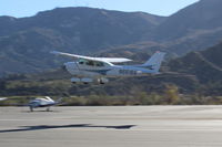 N66168 @ SZP - 1983 Cessna 172P SKYHAWK, Lycoming O-320-D2J 160 Hp, takeoff climb Rwy 04 - by Doug Robertson