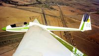 VH-GEQ - VH-GEQ over Narromine about 1980 - by Roger Allison-Jones