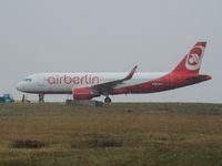 OE-IZF @ EHWO - Air berlin 320 Departing in the snow - by fink123