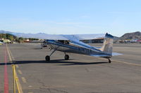 N7438A @ SZP - 1956 Cessna 172, Continental O-300 145 Hp 6 cylinder, tailwheel conversion, 1st year of production, not a Skyhawk, taxi - by Doug Robertson