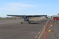 N7438A @ SZP - 1956 Cessna 172, Continental O-300 145 Hp, tailwheel conversion, taxi - by Doug Robertson