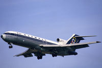 SX-CBA @ EHAM - Olympic Airways Boeing 727-284 landing at Schiphol airport, the Netherlands, 1983 - by Van Propeller
