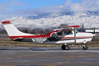N186ML @ KBOI - Taxiing on Bravo for RWY 28L. - by Gerald Howard