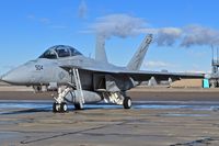 168776 @ KBOI - Parked on the south GA ramp.  VAQ-131 “Lancers”, CVN-77, USS George H.W. Bush. - by Gerald Howard
