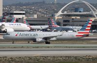 N104NN @ KLAX - Airbus A321 - by Mark Pasqualino