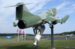 20 02 - Lockheed F-104G Starfighter with ZELL- (ZEro Length Launch) gear at the Luftwaffenmuseum, Berlin-Gatow - by Ingo Warnecke