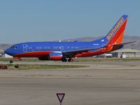 N481WN @ KBOI - Turning onto RWY 28L. - by Gerald Howard