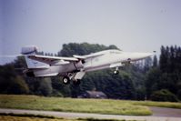 66-0052 @ EBST - USAF EF-111A Raven UH 66-0052 take-off @ EBST 1986 - by Guy Vandersteen
