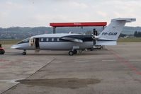 PH-DAM @ LSZG - New paint-scheme finished, ready to depart. - by sparrow9