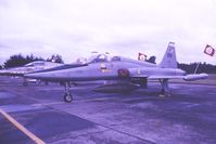 595 @ EBST - RNoAF F-5B 595 @ EBST Sept 1984 - by Guy Vandersteen