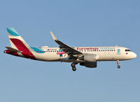 OE-IQD @ LEBL - Landing rwy 25R in Eurowings Holidays c/s - by Shunn311