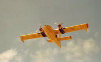 F-ZBBR - Fying over the beach in Les Landes (Lacanau) in June 1981. The plane crashed in 1983 near Marseille and was written of. The two people on board died in the crash.