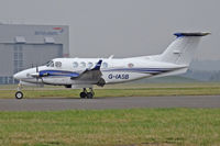 G-IASB @ EGFF - SUPER KING AIR, IAS MEDICAL LTD call sign Medops 02, out of Newcastle. - by Derek Flewin