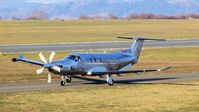 HB-FVM @ EDQD - Pilatus PC-12 HB-FVM Bayreuth Airport - by flythomas