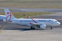 EP-SAS @ EBBR - Qeshm Airlines A319 taxying for departure. - by FerryPNL