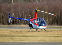 G-WFWS @ EGLK - Robinson R22 Beta at Blackbushe. - by moxy