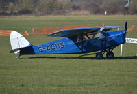 G-ACUS @ EGLM - Smashing De Havilland DH.85 Leopard Moth at White Waltham. Ex HB-OXA - by moxy