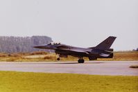 FA-28 @ EBST - BAF 349 Sqn F-16A FA-28 at EBST eighties - by Guy Vandersteen
