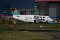 SE-RJI @ EGSH - Pasrked outside KLM Hangars at Norwich - by AirbusA320