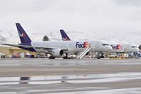 N987FD @ KBOI - Parked on the Fed Ex ramp with N955FD. Sundays and Mondays are days off. - by Gerald Howard
