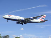 G-CIVA @ EGLL - Landing runway 27L at Heathrow airport EGLL - by Marc Mansbridge