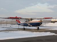 N344CA @ KBOI - Parked on the south GA ramp for an engine replacement. - by Gerald Howard