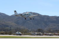 N1809L @ SZP - 1976 Beech F33A BONANZA, Continental IO-520 285 Hp, takeoff climb Rwy 22 - by Doug Robertson