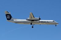 N404QX @ KBOI - Landing RWY 10L. - by Gerald Howard