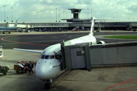 LN-RLH @ EHAM - SAS Douglas DC-9-41 Einar Viking at Schiphol airport, the Netherlands, 1993 - by Van Propeller