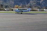 N739MB @ SZP - 1978 Cessna 172N SKYHAWK, Lycoming O-320-H2AD 160 Hp, landing roll Rwy 04 - by Doug Robertson
