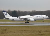EP-IBB @ EDDH - Airbus A 300-600 EP-IBB take off at Runway II, Hamburg Airport at a cloudy day. - by janmuenster