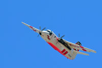 N435DF - Over Beaumont CA. wild fire - by John Hansen