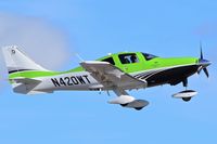 N420WT @ KBOI - Take off from WRY 10R. - by Gerald Howard