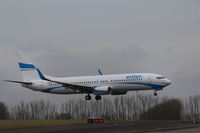 SP-ENP @ EGSH - Landing on Rwy 09 at Norwich - by AirbusA320