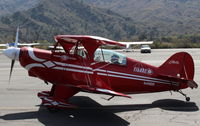 N49BR @ SZP - 1983 Aerotek PITTS S-2A SPECIAL, Lycoming AEIO-360 180 Hp, S-turns taxi to Rwy 22 - by Doug Robertson