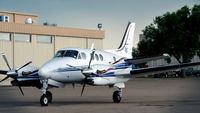 UNKNOWN @ KPUB - Beech KingAir medevac on the ramp Pueblo - by Ronald Barker