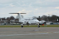 N1124F @ EBAW - New King Air just landed at Antwerp Airport.