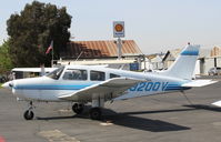 N8200V @ SZP - 1980 Piper PA-28-161 WARRIOR II, Lycoming O-320-D3G 160 Hp, on Transient parking - by Doug Robertson